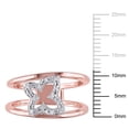 thumbnail image 3 of Miabella Diamond-Accent Rose Rhodium-Plated Sterling Silver Openwork Butterfly Ring, 3 of 5
