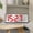 Red, variant on Dvkptbk Multifunctional Clock Living Room Wall Clock Home Decoration Digital Electronic Clock Silent Clock Temperature and Humidity Color Screen Clock Electronic Clock Home Essentials