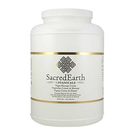SacredEarth Botanicals Vegan Massage Cream - 3.78 Liters (1 Gallon).