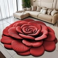 thumbnail image 4 of Yhmxh 3 D Flower Mat Soft Carpet Non-Slip Area Carpet Dining Room Home Bedroom Carpet Floor Washable Rug Anti-slip Rug Decorative Rug Rugs for Living Room Outdoor Rug Bathroom Rugs Kithchen Rug, 4 of 5