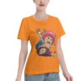 thumbnail image 2 of T-Shirt Basique à Manches Courtes pour Femmes une Pièce Chopper, 2 of 6