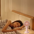 thumbnail image 4 of Dvkptbk Portable Handheld Misting Fan, Rechargeable Mis-ter Fan with Nightlight, Battery Operated Spray Water Mist Fan, for Travel, Outdoors, Hiking, Camping, 4 of 5