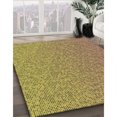 thumbnail image 3 of Ahgly Company Machine Washable Indoor Square Transitional Yellow Orange Area Rugs, 4' Square, 3 of 7