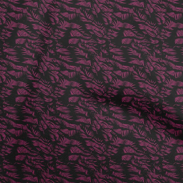 oneOone Rayon Dark Magenta Fabric Tropical Craft Projects Decor Fabric Printed By The Yard 56 Inch Wide