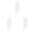 thumbnail image 2 of Transemion 2pack/lot Stackable Moss Pole For Plants Fillable For Plant Support Moss Pole Monstera Plant Support Monstera Moss Pole White 3Set, 2 of 6
