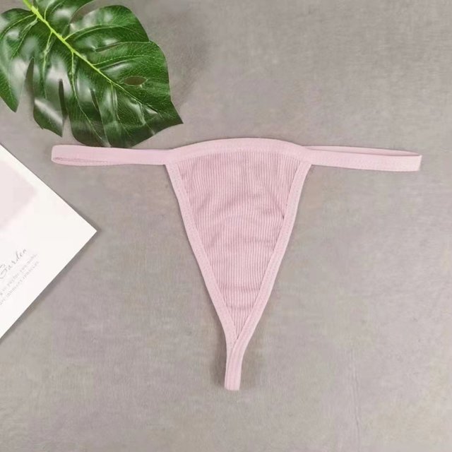 XZNGL Women Sexy Transparent Underwear Sling Solid Color Shortened Underwear Set