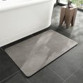 thumbnail image 2 of Transemion 1/2/3/5 Prompt And Strong Water Absorption Quick-drying Bath Rug No Shedding No Dirt Hiding Bath Rug-Rubber GFT1104 30*40cmStrong Water 1 Pc, 2 of 6