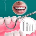 thumbnail image 3 of MesaSe Toothpick Professional Reusable Solid Wear-Resistant Easily Cleaning Oral Care Reduce Plaque Stainless Steel Toothpick Cleaning Tools Set for Daily Use, 3 of 10
