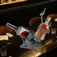 thumbnail image 3 of Stylish Metal Skeleton Drink Stand Holder For Cola Whisky Bottles Kitchen Bar Table, 3 of 3