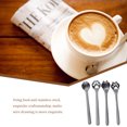 thumbnail image 3 of VONKY Cute Spoon For Tea Essential Teaware - Exquisite And Practical Stainless Steel Spoon Stainless Steel Sugar Spoon For Tea cat paw gold 1 1Set, 3 of 6