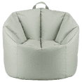 thumbnail image 3 of Bouclair Green Canvas Bean Bag, 3 of 10