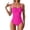 Red, variant on Riforla One-Piece Swimsuits for Women Swimsuit Bathing Suit Swim Suits Front Swimwear Bathing Suit for Women Brown M