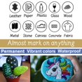 thumbnail image 4 of Paint Marker Pens - 48 Colors Permanent Oil Based Paint Markers, Medium Tip, Quick Dry and Waterproof Assorted Color Marker for Metal, Wood, Plastic,, 4 of 7