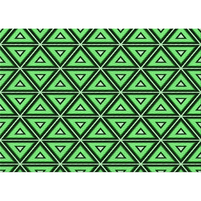 Ahgly Tapis Rectangulaire Lavable en Machine Intérieur Vert Émeraude Profond, 6 Pieds x 9 Pieds