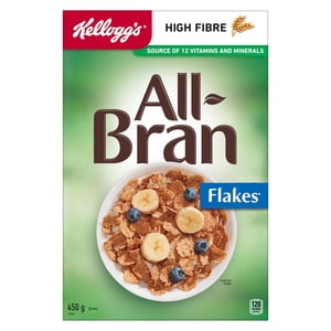 Kellogg's* All-Bran* Flakes Cereal, 450 g