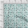 thumbnail image 2 of oneOone Viscose Jersey Turquoise Blue Fabric Kids Craft Projects Decor Fabric Printed By The Yard 60 Inch Wide, 2 of 4