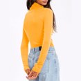 thumbnail image 4 of Dealovy Long Sleeve Shirts for Women Plus Size High Neck Basic Going out Tops Solid Color Undershirts, 4 of 7