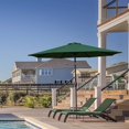 thumbnail image 4 of CHUANK 9ft Outdoor Market Table Patio Umbrella with Button Tilt and 8 Sturdy Ribs  Green, 4 of 6