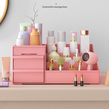 Tiroirs de Rangement Cosmétiques, Boîte de Rangement en Plastique pour Maquillage, Construction Robuste