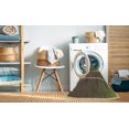 thumbnail image 2 of Ahgly Company Machine Washable Indoor Rectangle Transitional Dark Brown Area Rugs, 2' x 3', 2 of 7