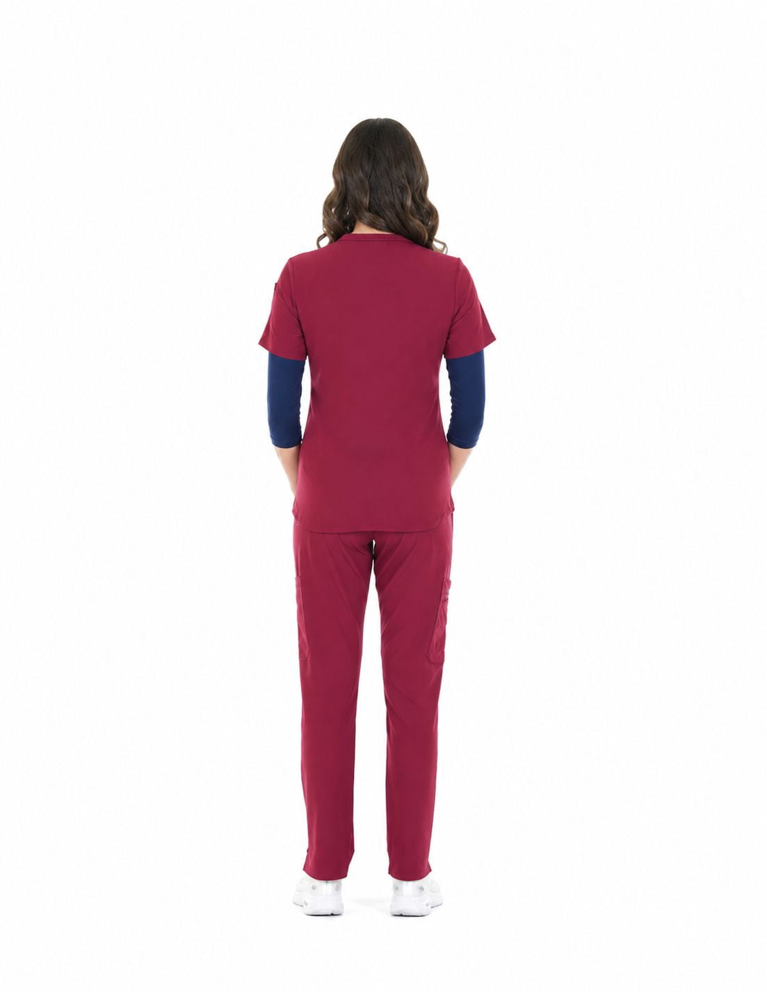 Zinnia pantalon de scrub cargo à taille en tricot