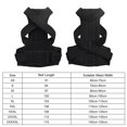 thumbnail image 3 of Graflsoa Adjustable Posture Corrector Belt for Back Pain Relief - Lightweight, Breathable Mesh Design, Fits All Sizes (Black, L), 3 of 7