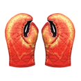thumbnail image 1 of Gants de Four une Paire de Gants en Coton Pur Gants de Four Micro-Ondes Anti-Brûlure Isolation de Cuisson, Gants de Four de Cuisine Rouges, 1 of 9