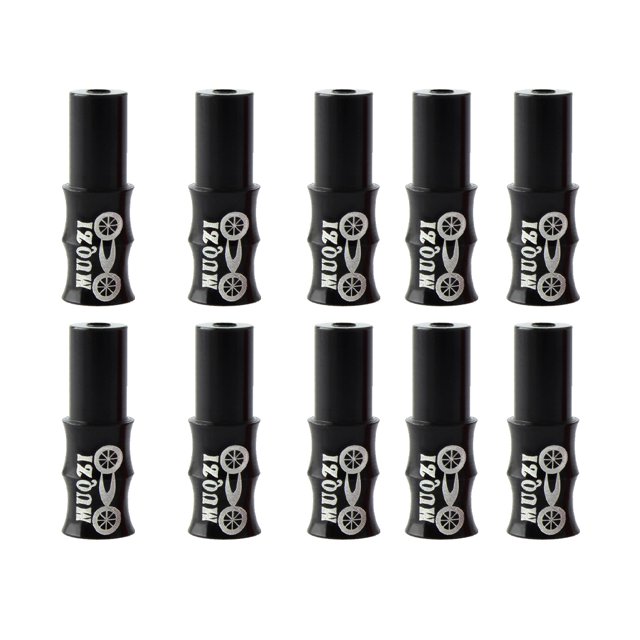 Thinsony 10 Pcs Bicycle Cable End Caps Professional Wear-resistant Universal Shifting Brake Black 1Set