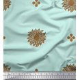 thumbnail image 1 of Soimoi Cotton Poplin Fabric Flower Artistic Print Fabric by The Yard 42 Inch Wide, 1 of 3