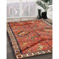 thumbnail image 3 of Ahgly Company Tapis d'Intérieur Lavables en Machine Rectangulaire Traditionnel Peru Brun, 6' x 9', 3 of 7