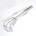thumbnail image 3 of Garden Steel Rake Stainless Steel Leaf Shrubbery Tool Beach Sand Gardening Implement Lawn Care Tool Metal Head With Wood Handle A Model Design A, 3 of 6