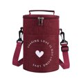thumbnail image 2 of TIMIFIS Lunch Boxs Round Lunch Box Bag Handheld Portable Lunch Bag With Rice Insulation Lunch Box Bag Thickened Aluminum Foil Insulation Bag New Home Essentials, 2 of 6