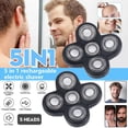 thumbnail image 4 of Paire de 5 Têtes de Rasoir Flottantes pour Rasage de la Tête Chauve, Tête de Rasoir 4D et Tête de Rasoir pour le Visage, 4 of 6