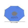 thumbnail image 2 of Dvruxg Trampoline Sun Shade Cover - Oxford Cloth Material, UV Protection, Available in Multiple Sizes for Outdoor Backyard Playground, Easy Installation, and Foldable Design, 2 of 2