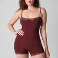thumbnail image 4 of Lace Bodysuit for Women with A Seamless Crotch Design and A Lightly Shaping Body, 4 of 5