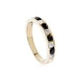 thumbnail image 2 of 1ct Treated Black Diamond Wedding 14K Yellow Gold Womens Channel Set Band, 2 of 3