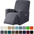 thumbnail image 1 of Subrtex Stretch 1-Piece Recliner Chair Cover Textured Grid Slipcover with Pockets, 1 of 6