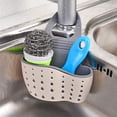 thumbnail image 2 of Extra Large Cauldron Escurridor De Plastico Stainless Steel Wire Rolling Rack over Shelf Organizer Rack Kitchen Cabinets Kitchen Hanging Sponge Holder Adjustable Rubber, 2 of 4