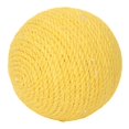 thumbnail image 4 of Cat Sisal Ball, Fun Scratch Resistant Sisal Cat Scratching Ball Teeth Claws Grinding Rattling Stones Inside  For Cats For Playing White,Green,Yellow, 4 of 8