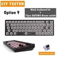 thumbnail image 2 of Tester68 Ensembles de Claviers Mécaniques 2.4G/Bluetooth 5.0 Noir option 9, 2 of 9