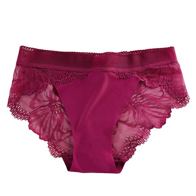 B91xZ sous-Vêtements pour Femmes Confort Frais Culotte en Coton, Rouge m