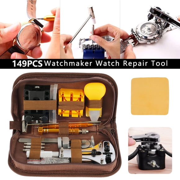 ZTOO Watch Repairing Tools Set Watch Repair Kit Wrist Spring Tool Remover Set + Storage Case Including Opener, Watch Holder, Link Remover