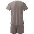 thumbnail image 5 of Qertyioot 2 Pcs Shorts de Sport Décontractés pour Hommes, Col Rond et Ajustés, 5 of 5