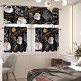 thumbnail image 2 of Coffee Theme Kitchen Curtain Valance and Tiers Set Small Window Treatment Valance Curtain Insulated Drapes with 2 Tiers Curtains for Kitchen Bathroom Living Room, 2 of 5