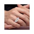 thumbnail image 2 of RYLOS Mens Rings Sterling Silver Classic Design 7X5MM Oval Gemstone & Diamond  Opal October Birthstone Ring Size 12, 2 of 6