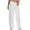 White, variant on LOVZFMLL Women's Pants, High Waist Jogger Stripe Side Lightweight Wide Leg Workout Sweatpants Black, S
