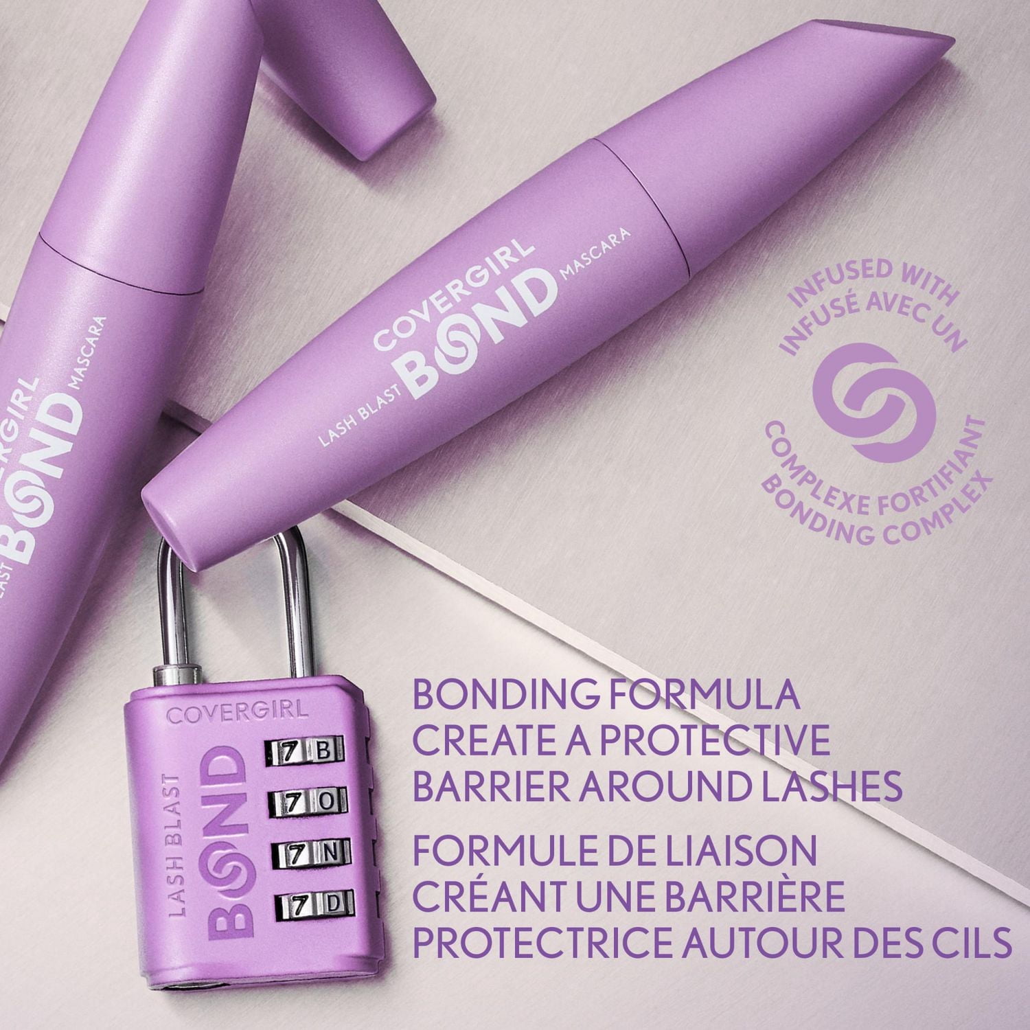 COVERGIRL Lash Blast Bond, Waterproof, Volume Mascara, Smudge-Proof, Flake-Proof, Clump-Free, Vegan Formula