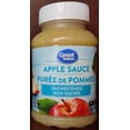 thumbnail image 1 of Great Value Unsweetened Applesauce 620 ml, 1 of 3