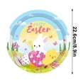 thumbnail image 2 of Easter Paper Plates Easter Waterproof and Oil Draining Disposable Painted Cardboard, Thickened and Sturdy Plant Pulp, Disposable Cardboard for Holiday Decoration, 2 of 6
