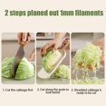 thumbnail image 4 of fheaev Multifunctional Shredder Stainless Steel Shredder Wiper Household Vegetable Salad Maker Kitchen Tools, 4 of 6